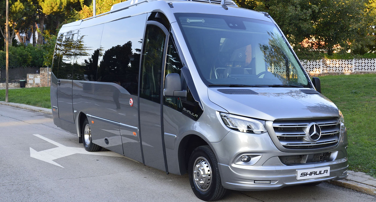 Presentación del nuevo Shaula, autobús carrozado sobre una Sprinter