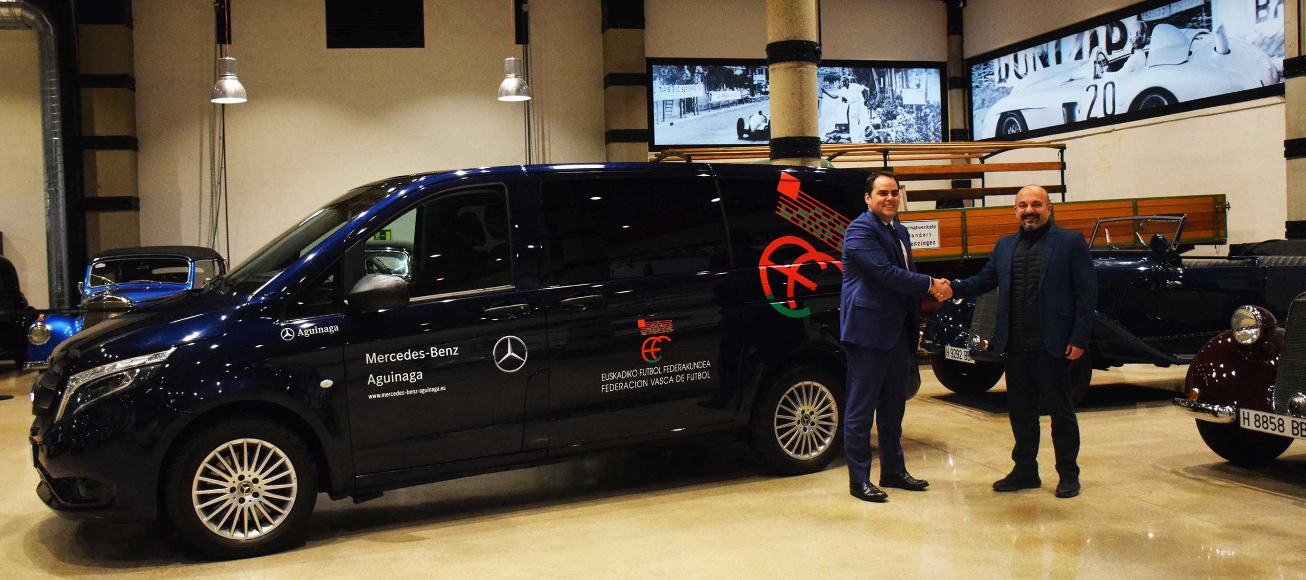 Mercedes-benz Aguinaga nuevo patrocinador oficial de la Federación Vasca de Fútbol