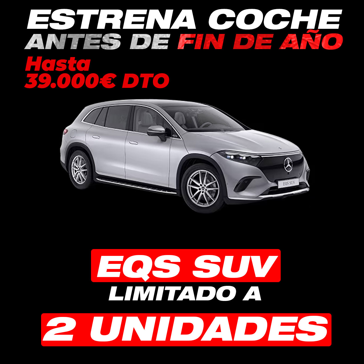 EQS SUV limitado a 5 unidades | Hasta 39.000€ DTO