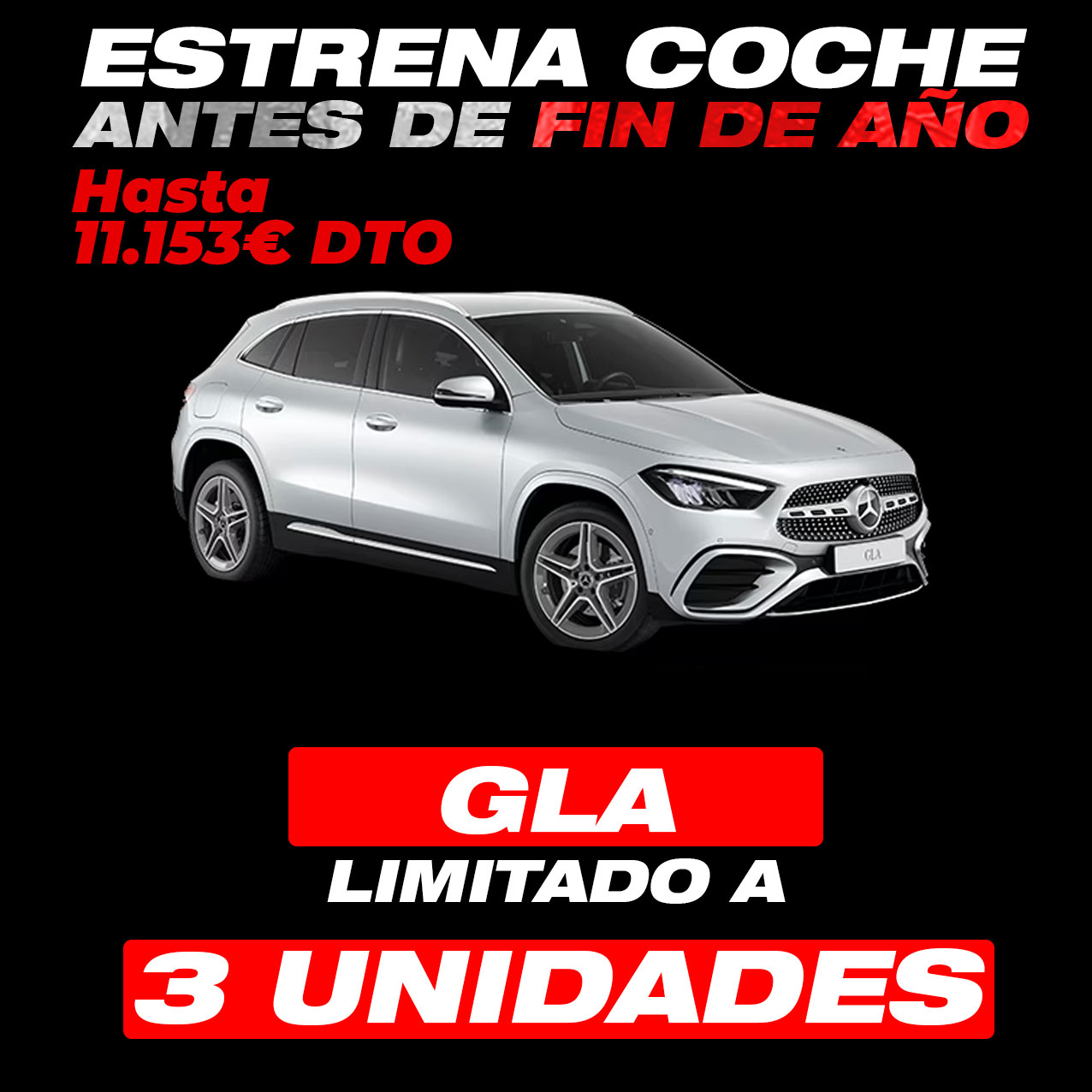 GLA limitado a 3 unidades | Hasta 11.153€ DTO