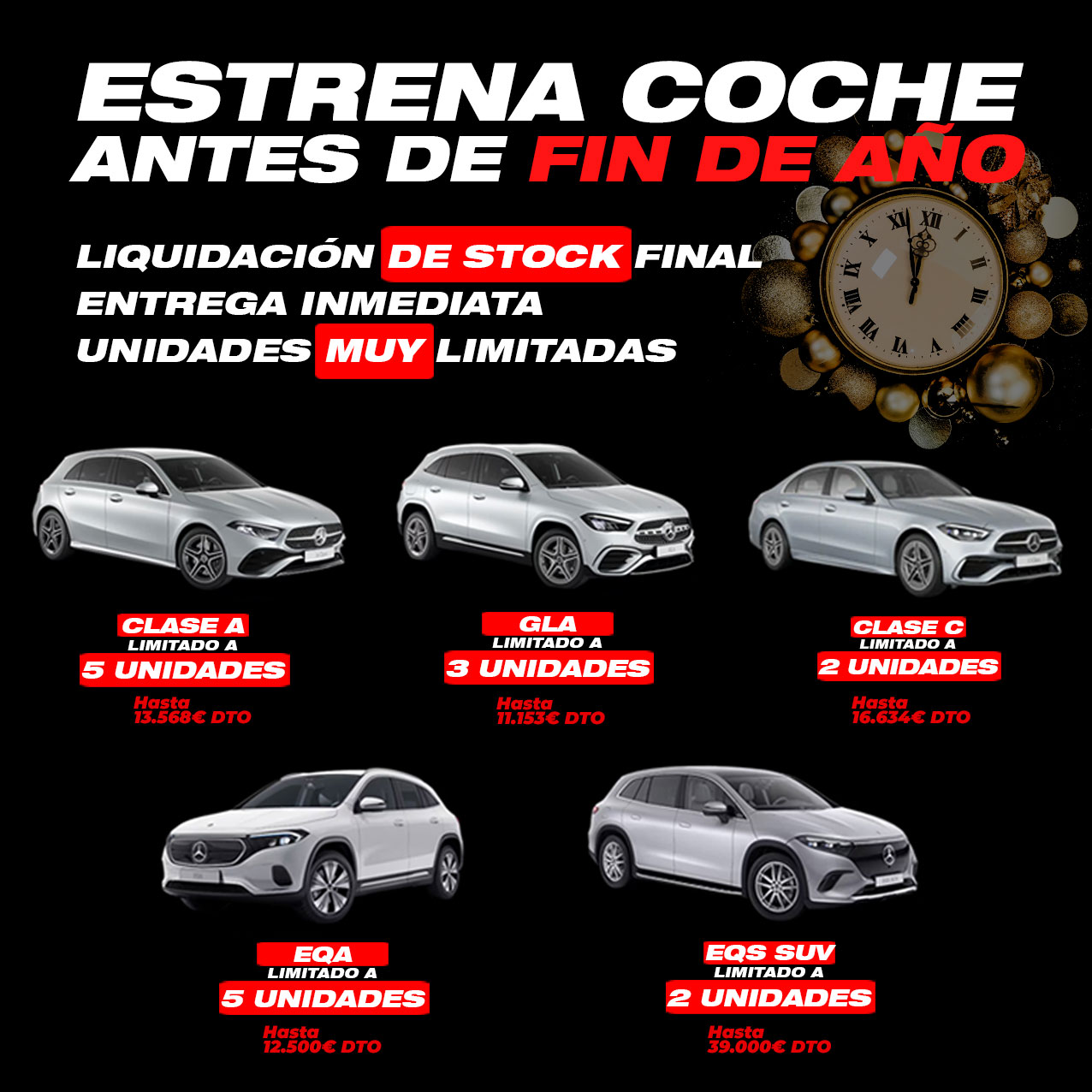 Estrena coche antes de fin de año