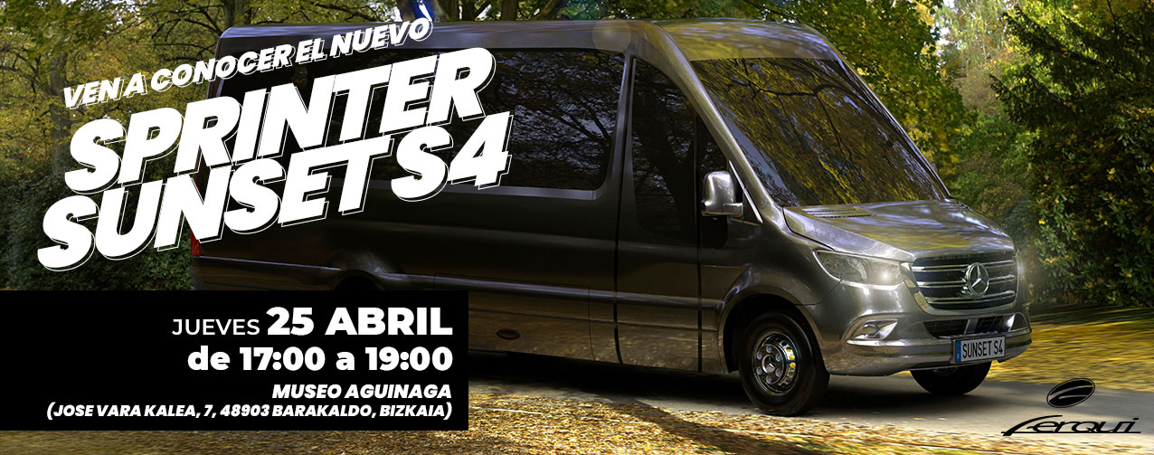 Te invitamos a la presentación del nuevo microbús Sunset S4 | Ferqui x Mercedes-Benz Aguinaga