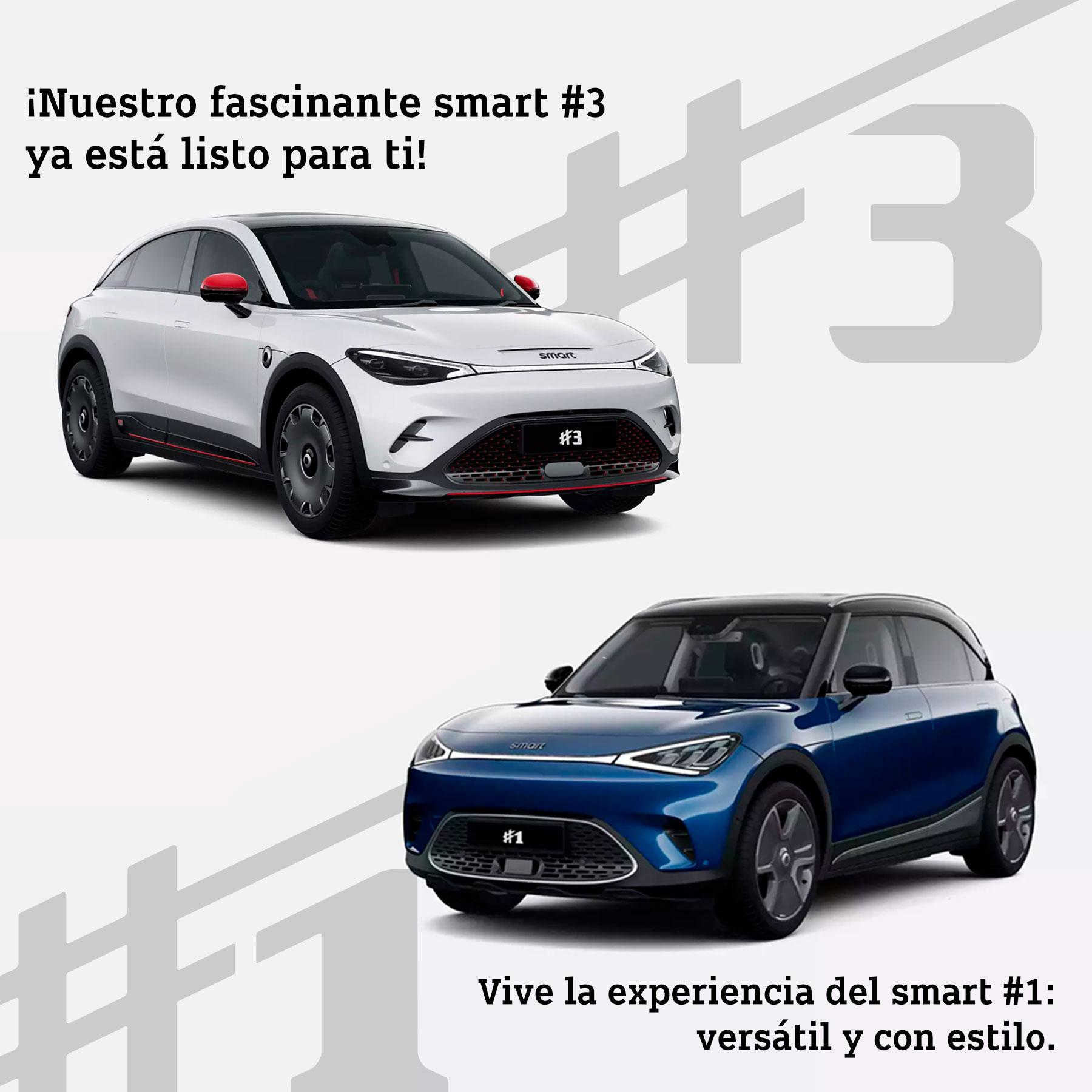 Descubre la Innovación con Smart#1 y Smart#3: Conduce el Futuro Hoy