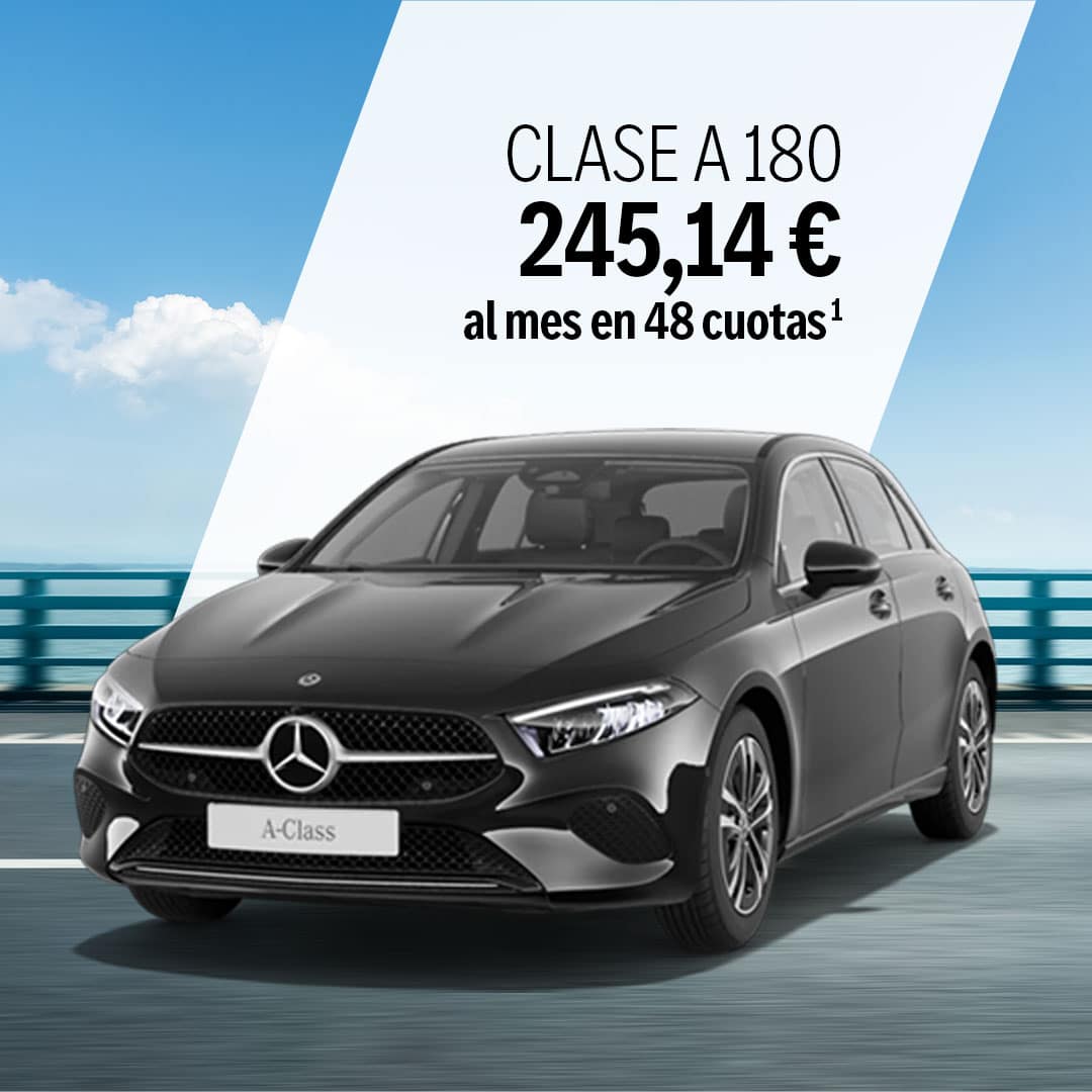 Clase A 180 Compacto por 245,14 € al mes en 48 cuotas